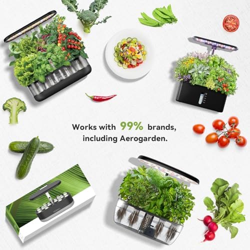 inbloom 12-Pod Pepper Seed Pod Kit for AeroGarden, iDOO, Ahopegarden Hydroponic Growing System, Include Cucumber, Red&Golden Tomato, Red Chili Pepper, Green&Yellow Pepper, Purple Pepper, 400+ Seeds - Image 6