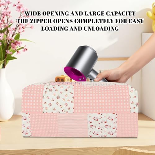 Hair Tools Travel Carrying Bag, Quilted Floral Bag for Shark Flexstyle - Image 5