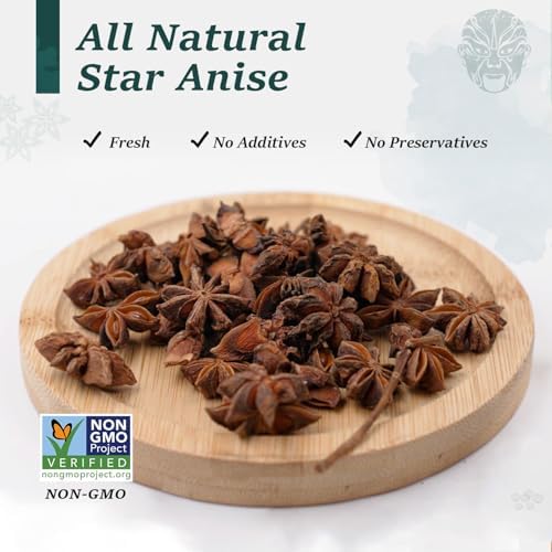 Soeos Star Anise, Star Anise Whole, Anise Seeds, NON-GMO Verified，6 Ounce - Image 4