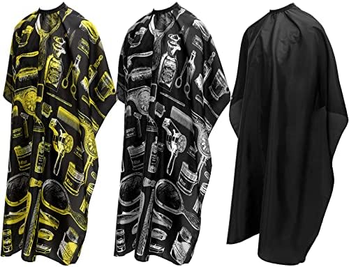FEBSNOW 3Pcs Hair Cutting Cape, Professional Barber Salon Cape for Adults by HOMECRAFTBEAUTYBABY