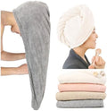 ROLSHOL 4 Pack Extra Large Microfiber Hair Towel Wraps for Women by ROLSHOL