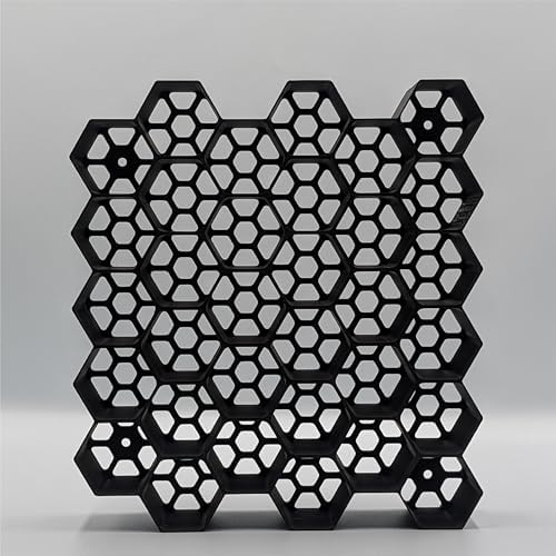 Markvicka Designs Wall Mount Organizer Hair Dye and Toner Storage | Hexagon Style Organizer | Stackable & Wall-Mount Salon Decor for Hair Dye Bottles (Extra Large) - Image 3