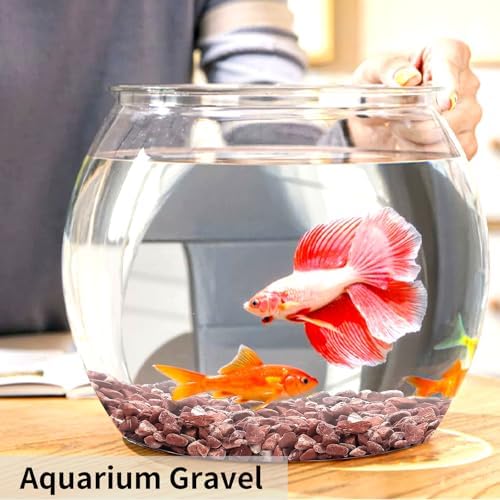 FANTIAN 10 lbs Succulent Cactus Rocks Pebble, 3/8 Inch Aquarium Gravel, Red - Image 5