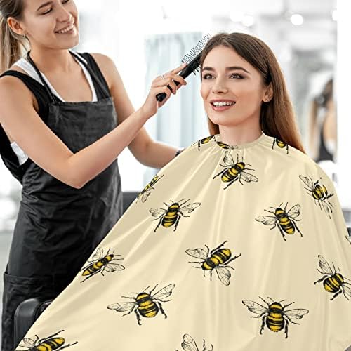 Barber Capes Polyester Hair Cutting Salon Cape with Snaps Beard Bib Hairdresser Gown Stylist Cape For Men Women - Image 4