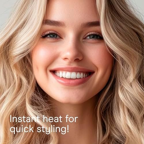 Conair Curling Iron Brush, Instant Heat, Nylon Bristles, 1.25" - Image 5