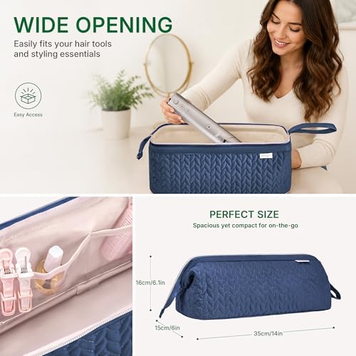 KarSyon Shark Flex Style Case for Dyson Airwrap Hair Dryer Tools Travel Bag - Image 3