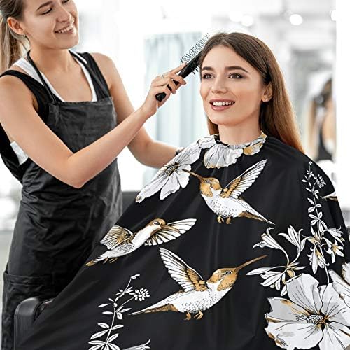 visesunny Professional Barber Cape Polyester Hair Cutting Salon Cape Apron Anti-Static Beard Bib Grooming Apron - Image 4