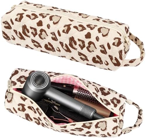 Quilted Hair Tools Travel Bag Compatible with Dyson Airwrap Shark FlexStyle by Canumer