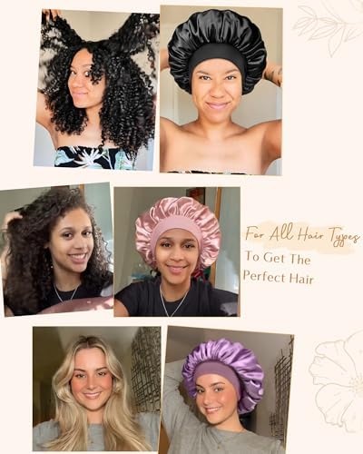 YANIBEST Hair Bonnet for Sleeping Women, Smooth Comfortable for Hair Care - Image 5