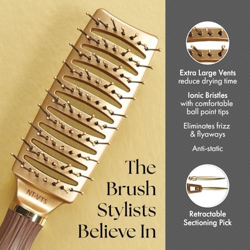 Olivia Garden Ceramic + Ion Nano Thermic Styler Hair Brush - Image 4