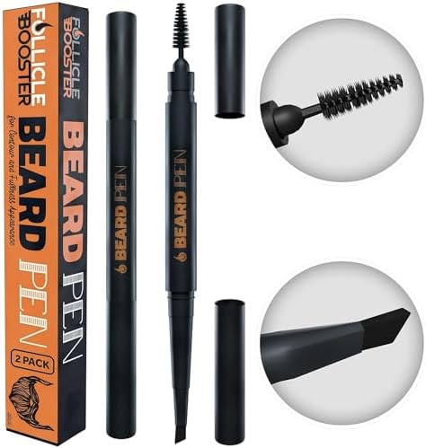 Beard Pen Filler for Men - Barber Styling Grooming Pencil - Dark Brown by FollicleBoosterbythehairlossdude