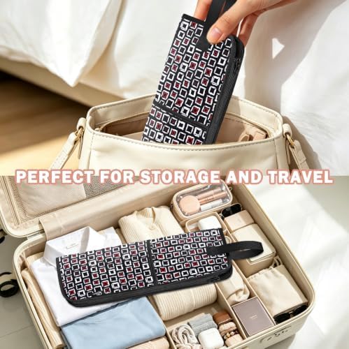 WK IEASON Hair Tools Travel Bag with Heat Resistant Mat for Hair Tools - Image 6