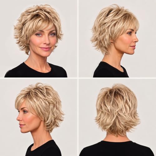 Raquel Welch Women's All-Over-Layers Short Blonde Wig, VOLTAGE - Image 4