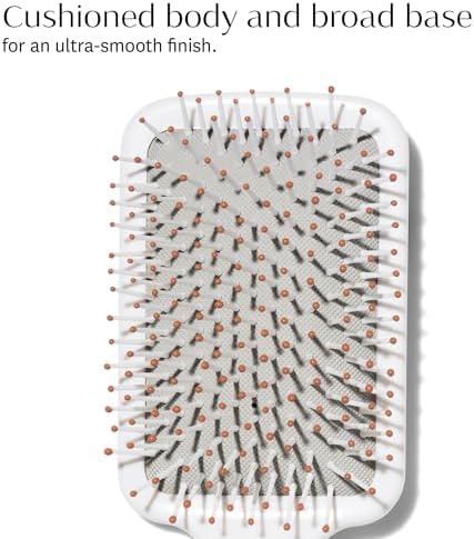T3 Smooth Paddle Brush | Cushioned Body and Wide Flat Base for Gentle Styling | Heat Resistant Bristles - Image 3