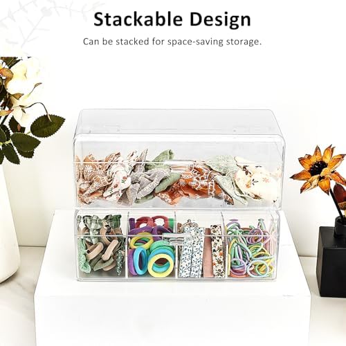 JessLab Hair Accessories Organizer for Girls Bows, Hair Clip, 1 Compartment - Image 4