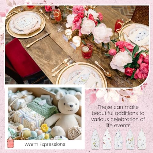 Dunzoom 50 Pcs Plantable Seed Paper Tags Wildflower,Bottle - Image 6