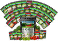 36 Pack Heirloom Vegetable & Herb Seeds 40,000 Count - Grown in USA Non-GMO Seeds for Planting Vegetables: B&KM Farms Premium Mylar Seed Packets Digital Growers Guide & Recipe Booklet by BKMFarms