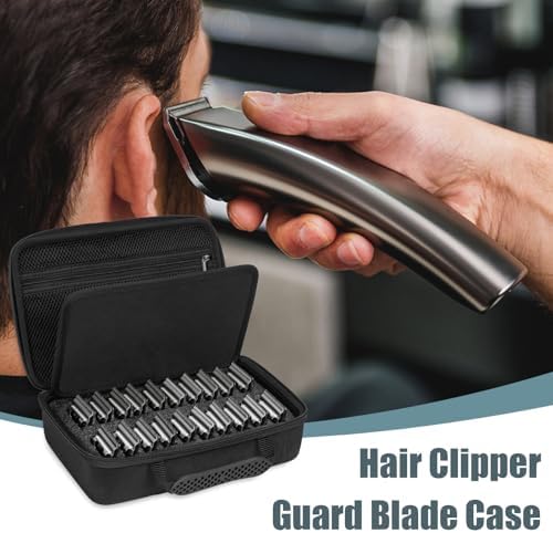 TORIBIO Hair Clipper Guard Blades Holder Case for Barbers and Stylists, Holds 20 Metal Guards for Andis, Oster, Wahl, Babyliss Detachable Clippers - Image 2