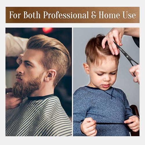 Facón Hair Cutting Scissors - Professional Hair Scissors 6.5 Inch Razor Edge Barber Shears Salon Hair Cutting Shears - Japanese Stainless Steel - Precision Cutting Premium Shears for Men, Women & Kids - Image 5