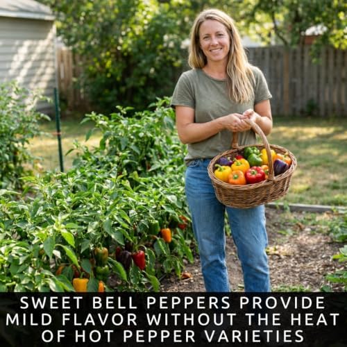 Bell Pepper Seeds for Planting | 100 Seeds | Colorful Sweet Pepper Mix - Image 5