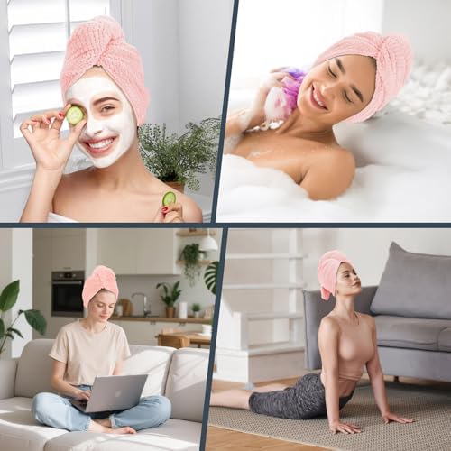 2 Pack Microfiber Hair Towel XL 41" x 24" Fast Dry, Soft, Absorbent - Image 6