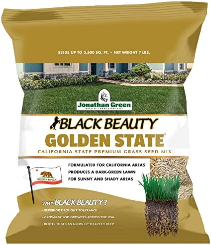 Jonathan Green Black Beauty Golden State California Grass Seed - 7 lb by JonathanGreen