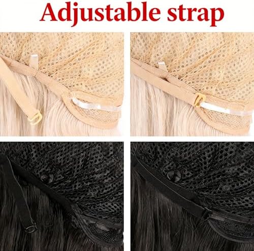 MapofBeauty 12"/30cm Role Play Cosplay Wig Costume (Golden Orange) - Image 4