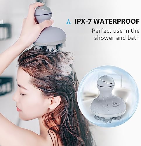 COMFIER Electric Scalp Massager Hair Growth,Handheld Head Massager for Headaches,84 Massage Nodes,Hair Massager,Deep Kneading and Stress Relief,Head Scratcher,Ideal Gifts for Mom,Dad,Women,Men - Image 3