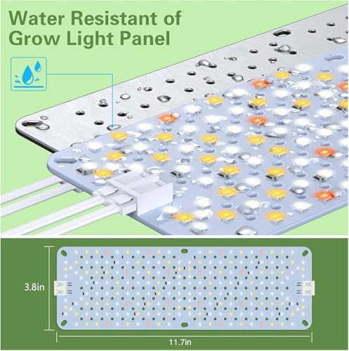 24W Full Spectrum Grow Lights Panel for Indoor Plants - Image 6
