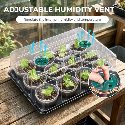 4 Inch Seed Starter Trays 2 Pack, 12-Cell - Image 6
