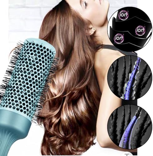 Round Brush Set&Paddle Hair Brush Design for BlowDrying Heat Styling - Image 3