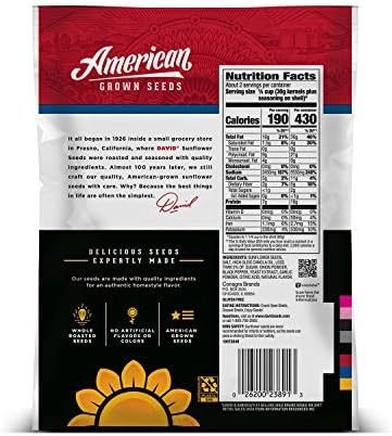 DAVID Roasted and Salted Cracked Pepper Jumbo Sunflower Seeds, Keto Friendly, 5.25 oz (Pack of 2) - Image 2