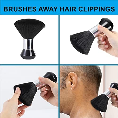 Kids Barber Cape with Neck Duster Brush, Salon Hair Cutting Cape - Image 5