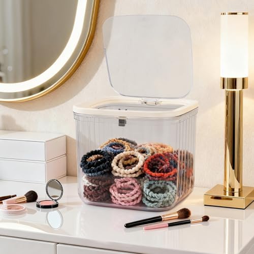 THMINS 2 Pack Hair Accessories Organizer for Girls,Plastic Storage Box - Image 5