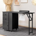 Winado Foldable Manicure Table, Nail Desk for Nail Tech with Dust Collector by Winado