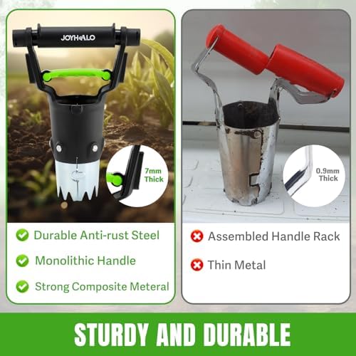 5 Inch Depth Bulb Planter Tool with Automatic Soil Release for Garden - Image 3