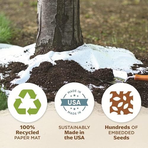 Seed Mat - Easy to Plant and Grow Garden Seeds - Creates Fragrant, Vibrant Flower Garden (BloomScape Floral Ground Cover Blend - 1 mat) - Image 3