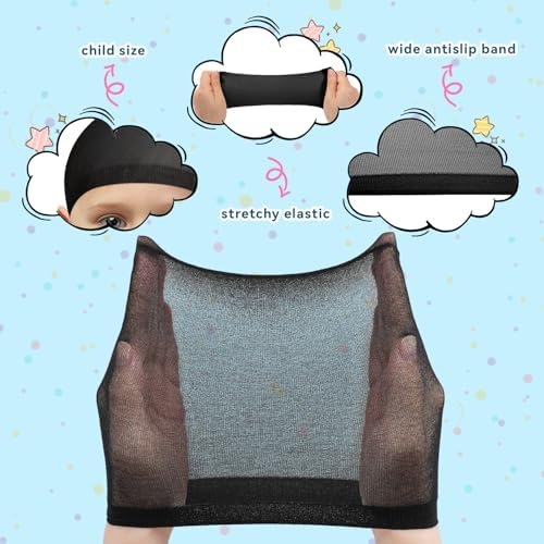 MORGLES Wig Cap, 6PCS Small Wig Cap for Kids Black, Stretchy Stocking Caps for Wigs Nylon for Halloween, Party, Cosplay - Image 4