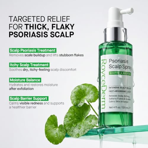 RoyceDerm Scalp Psoriasis Treatment Spray for Itch, Flaking and Scaling - Image 2