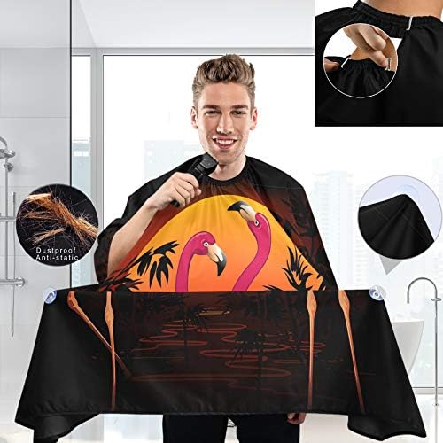 Barber Capes Polyester Hair Cutting Salon Cape with Snaps Beard Bib Hairdresser Gown Stylist Cape For Men Women - Image 3