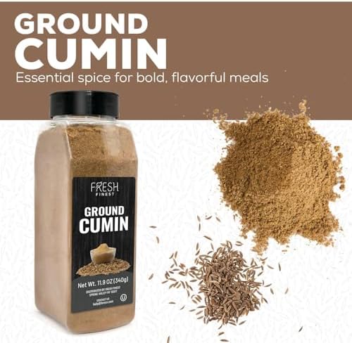 Fresh Finest Ground Cumin 11.9 OZ (340g) - Premium Quality Ground Cumin - All-Natural, Non-GMO, Gluten-Free, Kosher - Perfect for Cooking, Seasoning, and Spicing - Image 4