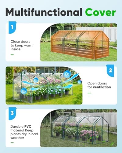 Quictent Mini Greenhouse for Indoor Outdoor, Portable Quick-Setup Tabletop - Image 4