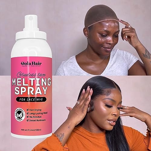 Dolahair Lace Melting Spray Kit for GlueLess Wigs Bond Adhesive Glue Spray - Image 2