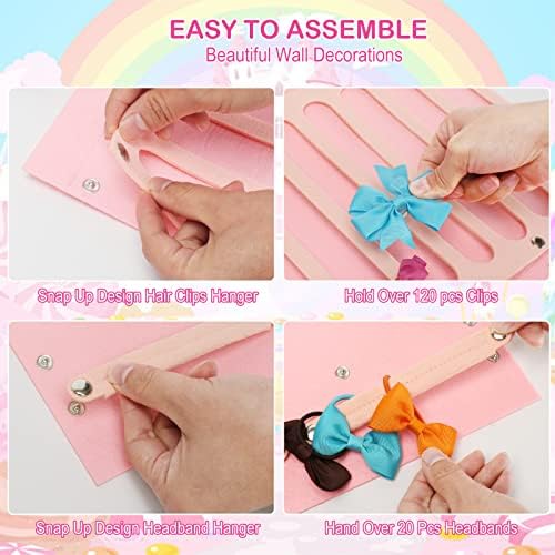 Hair Bows Holder & Organizer for Baby Girl, Baby Hair Accessory - Image 4