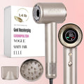 ELLA BELLA® Compact Plasma Hair Dryer, Digital Display, Rapid Drying, Quiet by ellabella