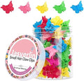 JASVERLIN Mini Butterfly Hair Clips, Y2K Claw Clips 50 Pcs by JASVERLIN
