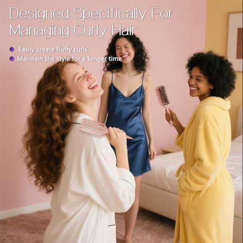Curly Hair Brush, Curl Brush for Wet & Dry Hair - Image 5