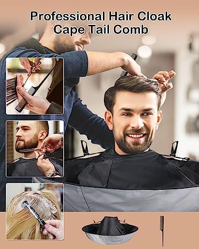 Lictin Hair Cutting Cape Umbrella with 1PCS Comb, Haircut Cape for Adults - Image 5