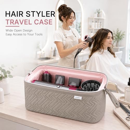 Leudes Hair Dryer Tools Travel Bag for Shark Flex Style Case Air Wrap - Image 4