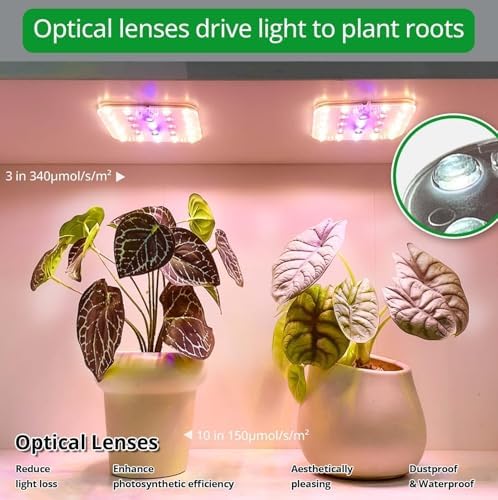 Under Shelf Grow Light, Auto Timer, Dimmable, Pinkish White, 1-Pack - Image 5